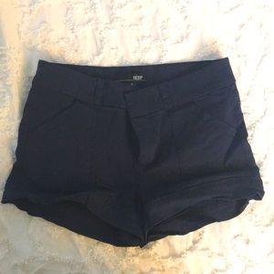 Women’s navy blue khaki shorts
